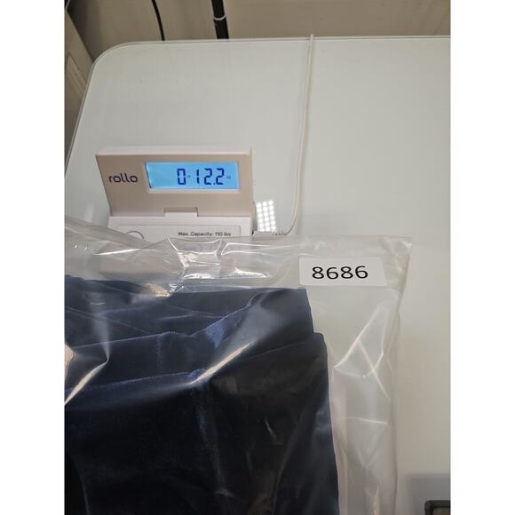 Lands End Leggings Womens XL 18 Blue Velvet Pull On Stretch - Picture 8 of 8